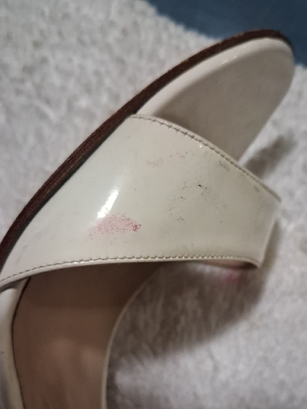 Manolo Blahnik Cream D'Orsay Open-Toe Stiletto Heels - Picture 7 of 9